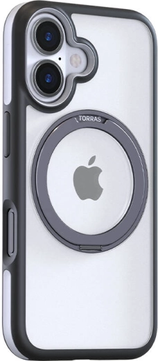 Funda TORRAS Ostand R Fusion para iPhone 16 negra