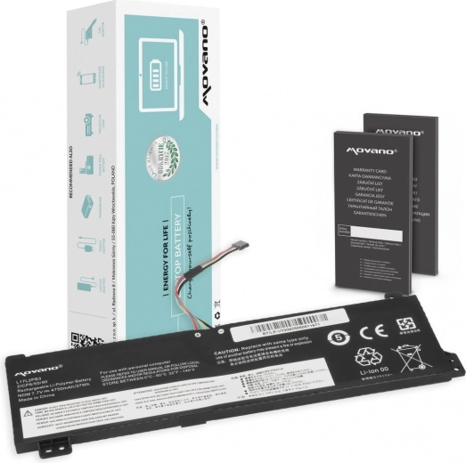 Batería Movano para portátil Lenovo V130-15IGM / V330-15IKB / V530-14IKB / V530-15IKB (L17L2PB3) 4750 mAh 37 Wh