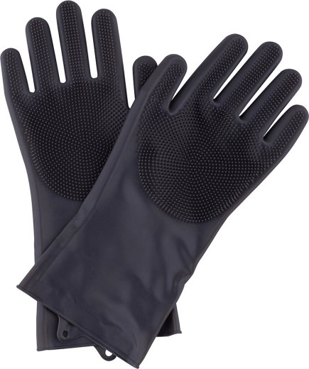 Guantes de silicona Altomdesign para lavar y limpiar 34 × 13 × 1,5 cm