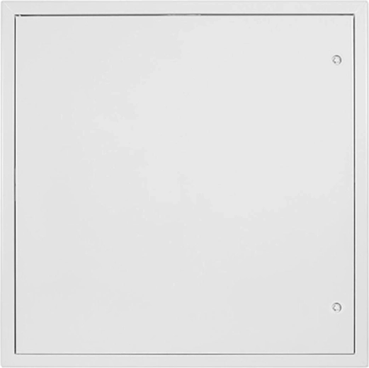 Puerta de registro 800 × 800 mm blanca de chapa