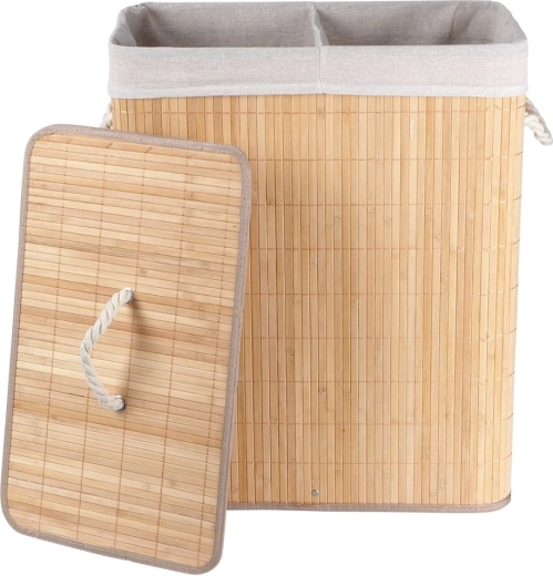 Forro de dos compartimentos para clasificación rápida