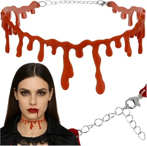 Ruhhy choker sangriento para Halloween - 1 pieza