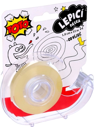 Cinta adhesiva con dispensador 1,8 cm x 33 m
