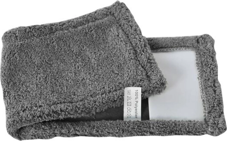 Cabezal de recambio para mopa plana TORO, gris, microfibra 42,5 × 13,5 cm