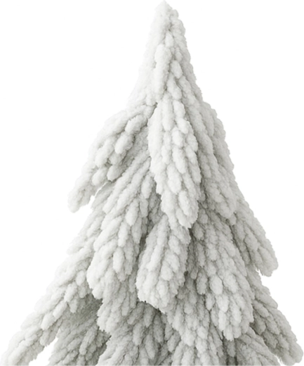 Ramas suaves con efecto nieve