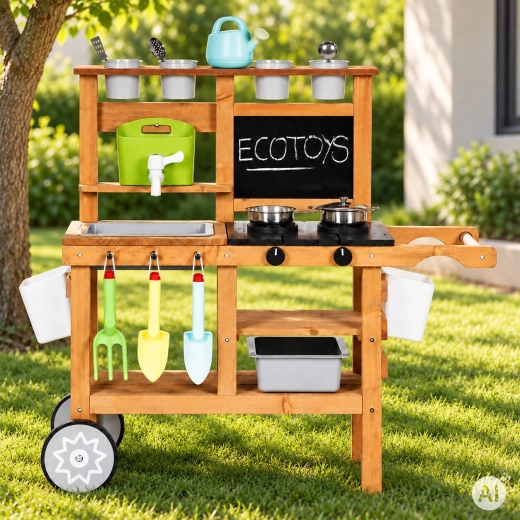 Cocina realista con mandos sonoros