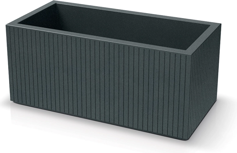 Macetero Prosperplast Coro case 80 cm, grafito