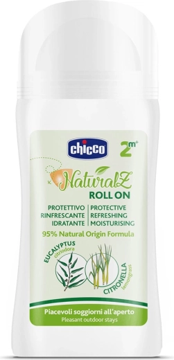 Chicco roll-on antimosquitos con eucalipto y hierba limón 60 ml