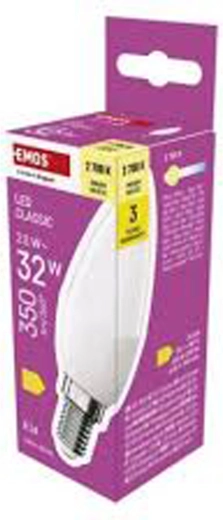Bombilla LED CLS en forma de vela E14 2,5 W 350 lm luz blanca cálida