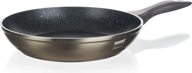 Sartén 24 cm con superficie antiadherente BANQUET Metallic Platinum
