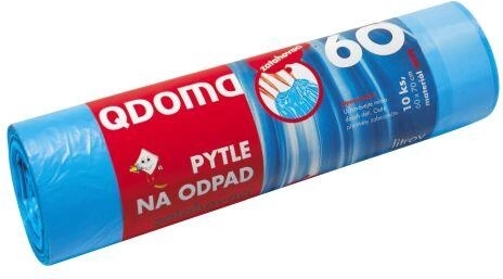 Bolsas de basura con cierre de cordón 60 l, 10 uds