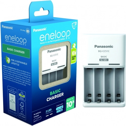 Cargador Eneloop basic sin аккумуляторес AA/AAA