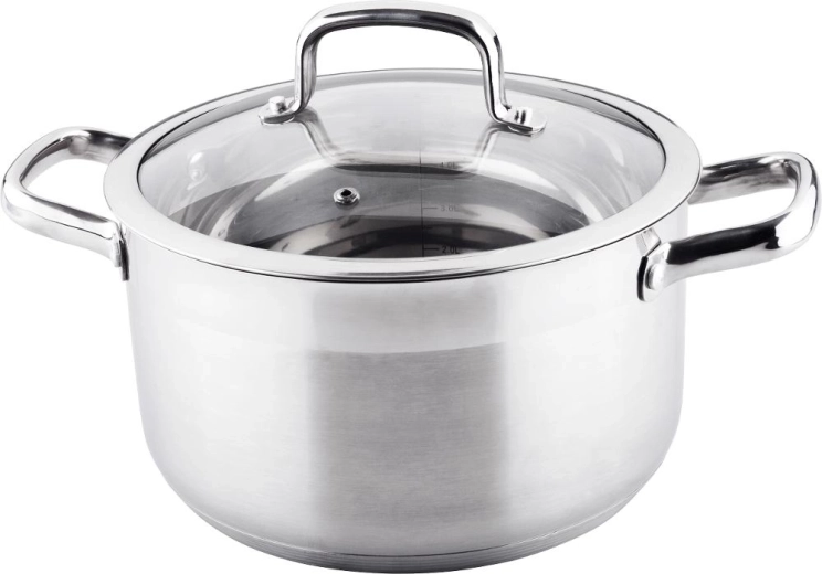 Olla Lamart Prestige con tapa de vidrio de 5,8 l