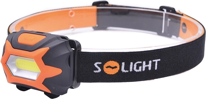 Linterna frontal LED Solight 3 W COB para 3× AAA
