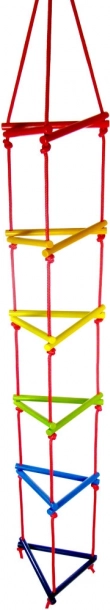 Escalera de cuerda triangular infantil Hess, 6 peldaños