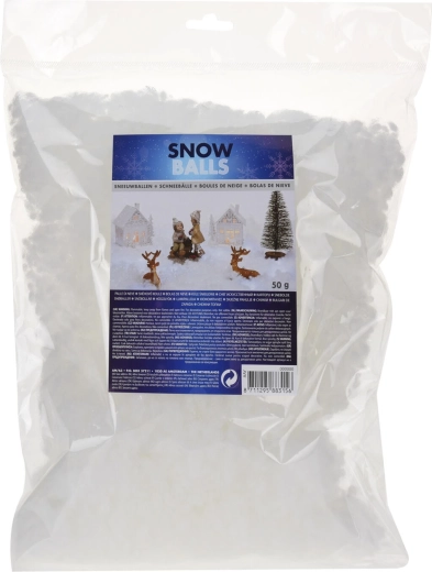 Copos de nieve decorativos 50 g