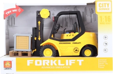 Pequeña carretilla elevadora eléctrica 1:16