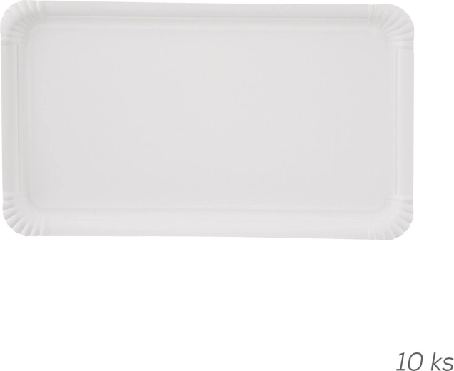 Bandejas de papel desechables 33 × 19 cm, 10 uds.