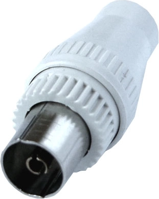Conectores coaxiales de antena Solight rectos, tipo Italia, 10 unidades