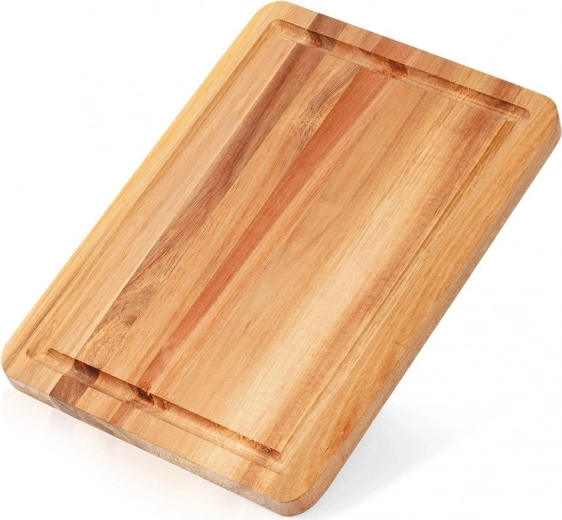 Tabla de madera para cortar y servir 28 × 20 cm de acacia