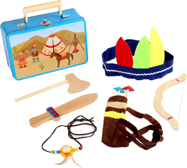 Maletín infantil set de indios Small Foot