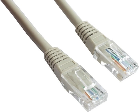 Cable patch cat. 5e 3 m gris
