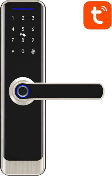 Cerradura digital inteligente Avatto con Wi‑Fi (plateada)