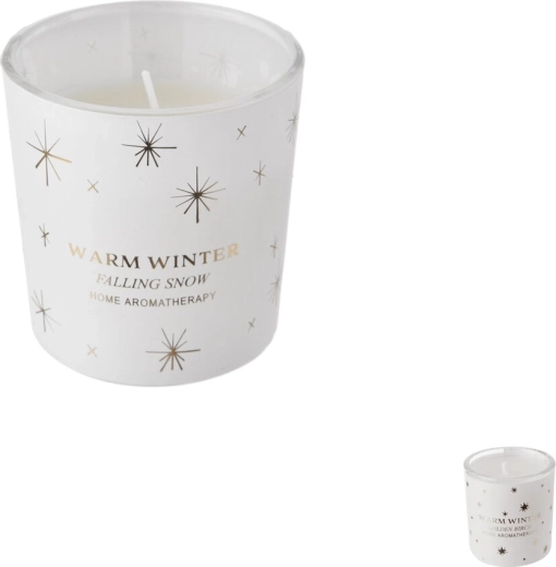 Vela aromática en vaso de vidrio diámetro 4,7 cm mix