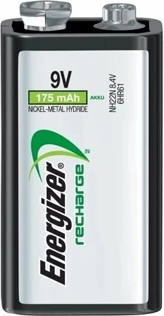 Batería recargable 9V ENERGIZER Power Plus 175 mAh