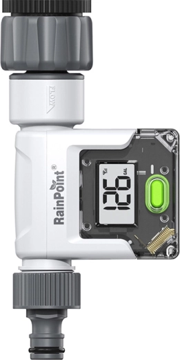 Caudalímetro digital de agua RainPoint con aplicación