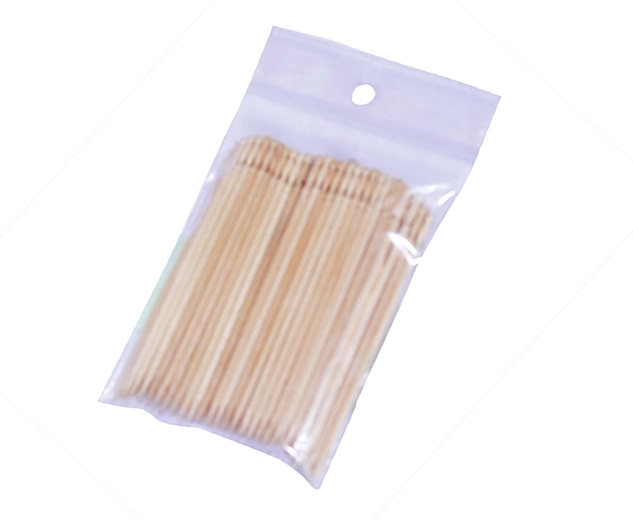 Pinchos decorativos de madera 6,5 cm (100 uds)