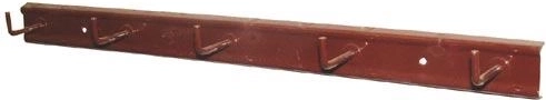 Perchero de madera para llaves con 5 y 6 ganchos, lacado, set de 2 uds