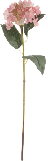 Flor artificial de hortensia rosa 64 cm