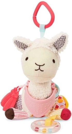Skip Hop bandana buddies llama – juguete de actividad con anilla en C