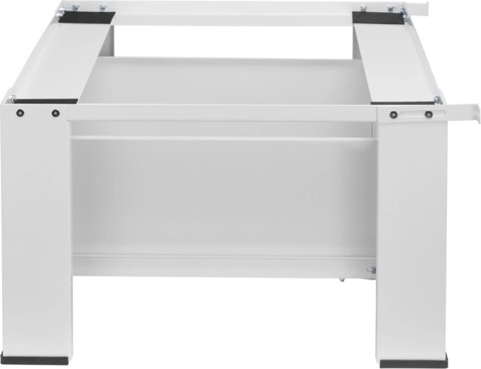 Estructura metálica estable y apoyos protectores