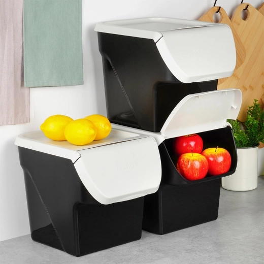 Diseño apilable que ahorra espacio