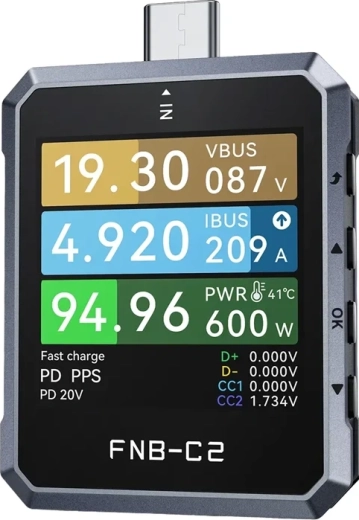 Probador USB FNIRSI FNB-C2