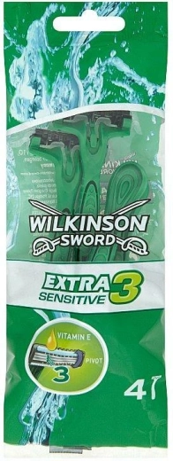 Maquinilla de afeitar desechable Wilkinson Extra 3 Sensitive (4 uds.)