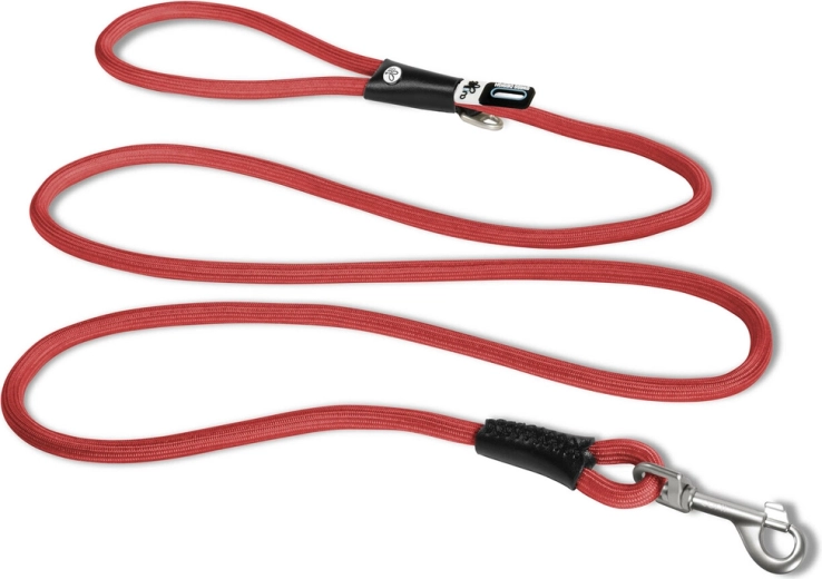 Curli cómoda correa de cuerda para perros comfort roja M