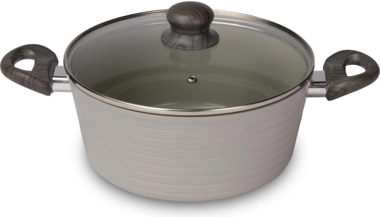 Cacerola Lamart Stripe con tapa de 24 cm