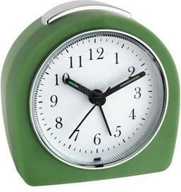 Despertador analógico retro TFA con iluminación, verde