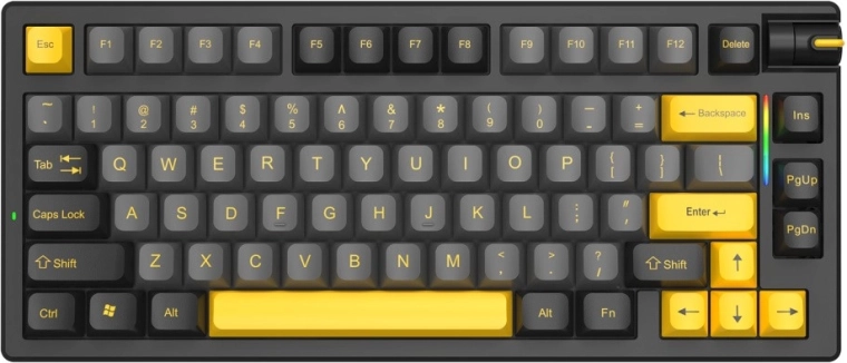 Teclado mecánico inalámbrico para gaming MARVO Meqa 80W negro
