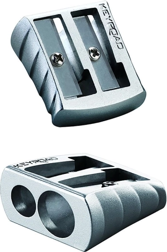 Sacapuntas Keyroad Metal Duo de metal, plateado