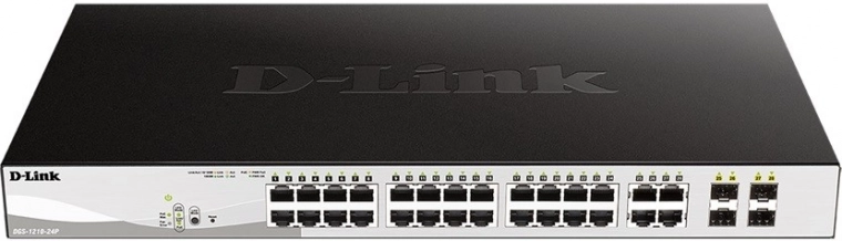 Conmutador D-Link DGS-1210-24P 24GE PoE 4SFP
