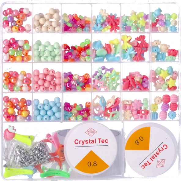 Set creativo para niñas para hacer joyas con organizador