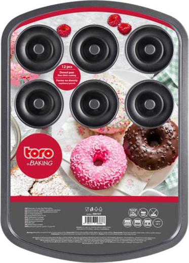Molde para donuts TORO 12 uds 40 × 28 cm