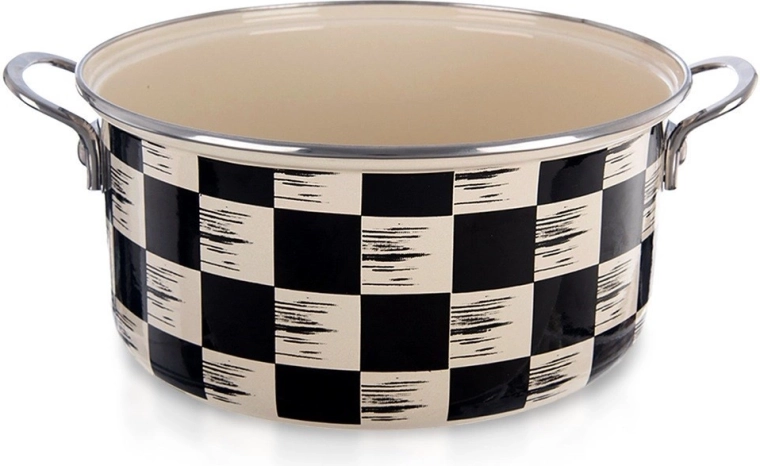 Olla esmaltada Ajedrez 26 cm, 5 l