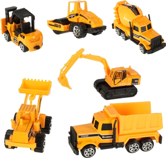 Juego de vehículos de construcción 6 uds