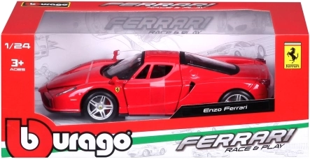 Modelo de coche Ferrari Enzo rojo a escala 1:24