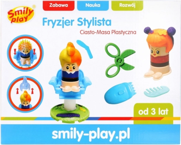 Set de peluquería de plastilina para niños
